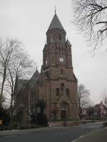 Eine Kirche in Hiddingsel im Mnsterland am 12.01.2003.