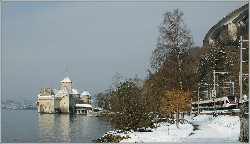 Der Klassiker am Genfersee: das Schloss Chillon.
11. Jan. 2010